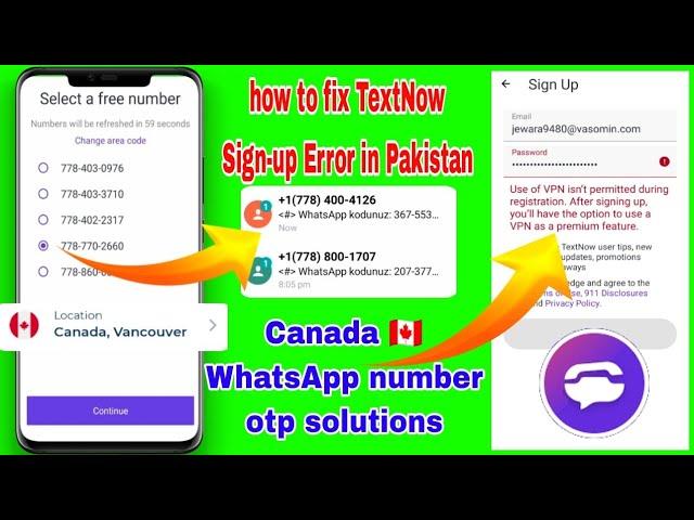  create  TextNow account for free calling sms & make a Canada  Whatsapp number also 2025