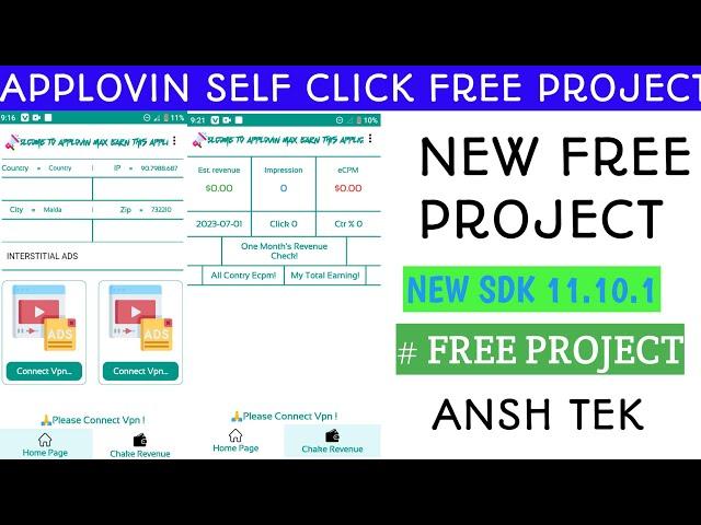 Applovin Ads Self Click Swb In Sketchware | Earning App @Earning App Applovin Ads