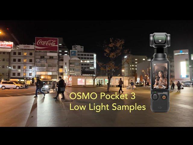 Low Light Samples of the DJI OSMO Pocket 3