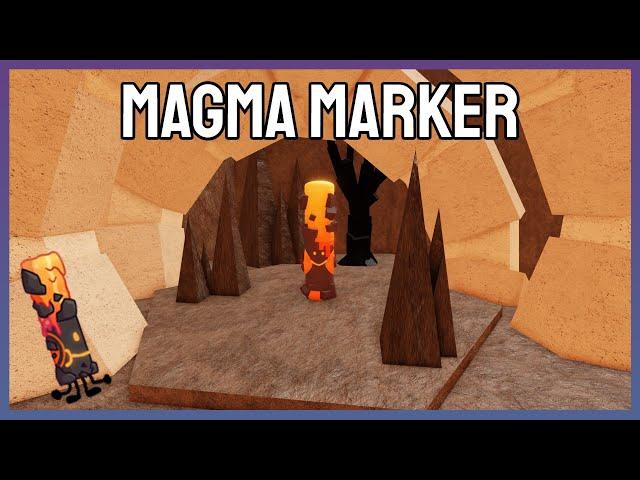 How to find the "Magma" Marker |ROBLOX FIND THE MARKERS