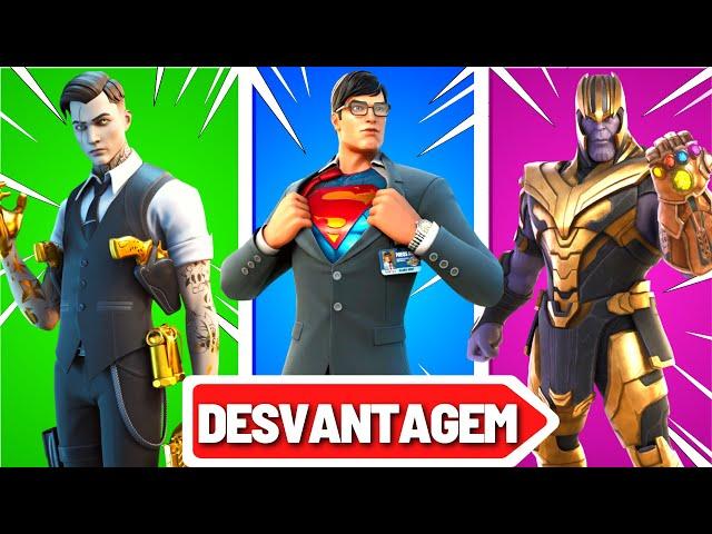 5 SKINS QUE VOCÊ NÃO DEVE USAR NO FORTNITE! [TE DÃO DESVANTAGEM] - PARTE 2