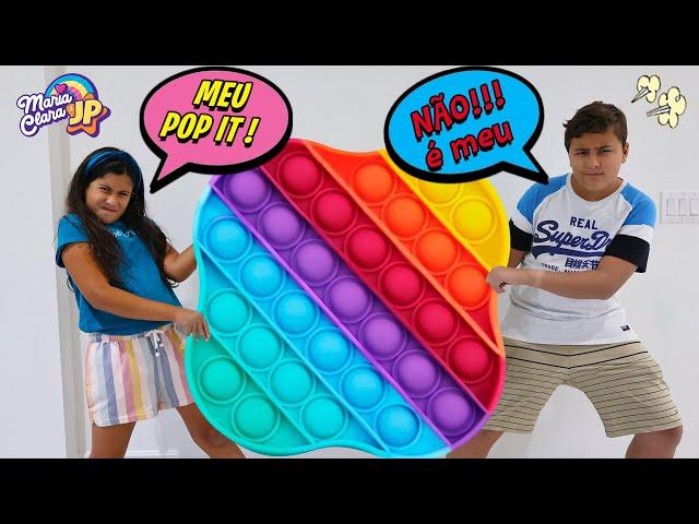 MARIA CLARA E JP QUEREM O MESMO POP IT - POP IT CHALLENGE