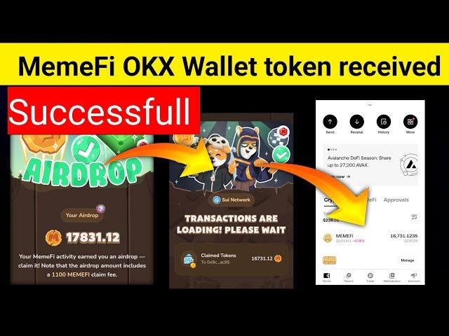 MemeFi Token Claim OKX Wallet & Withdrawal Process Step By Step