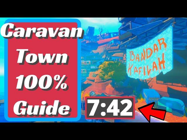 Caravan Town 100% Guide All Notes And Blueprints - Raft