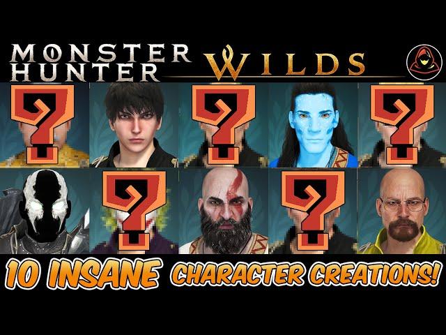 10 INSANE Monster Hunter Wilds Character Creations!