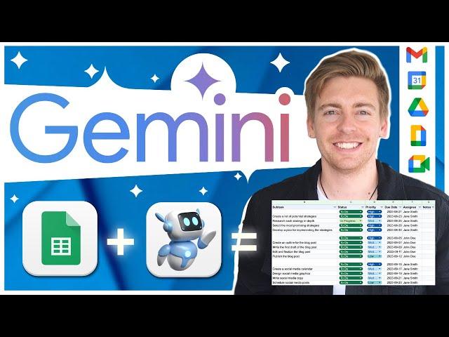 Work Smarter with Google Sheets AI (Spreadsheet Gemini AI Tutorial)