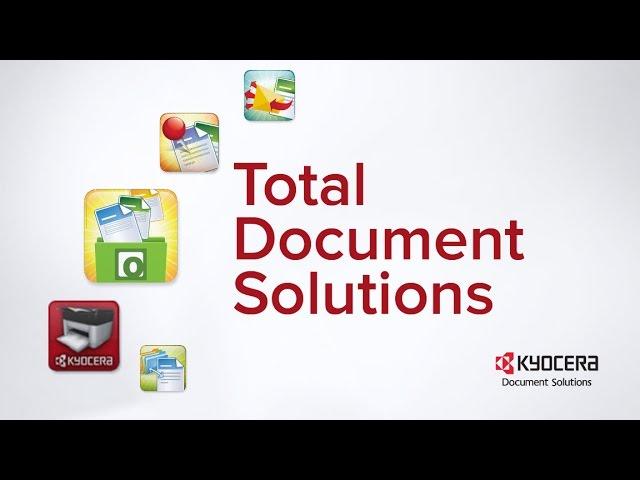 Total Document Solutions from KYOCERA Document Solutions America