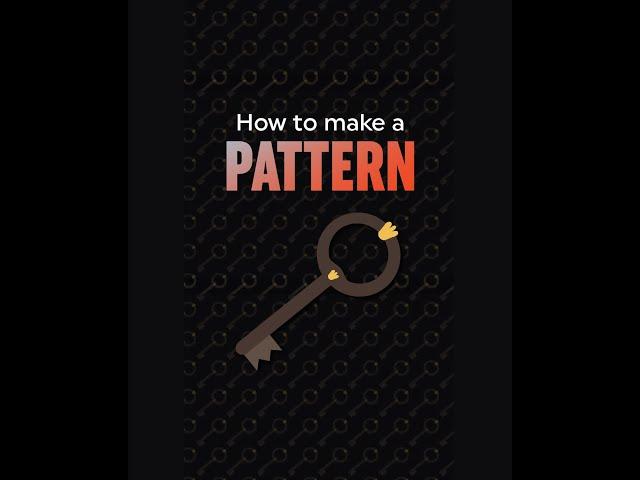 How to make a pattern in Adobe Illustrator in one click