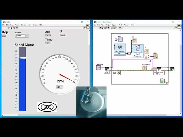 LabVIEW for Engineers : Control Motor and Measurement Speed