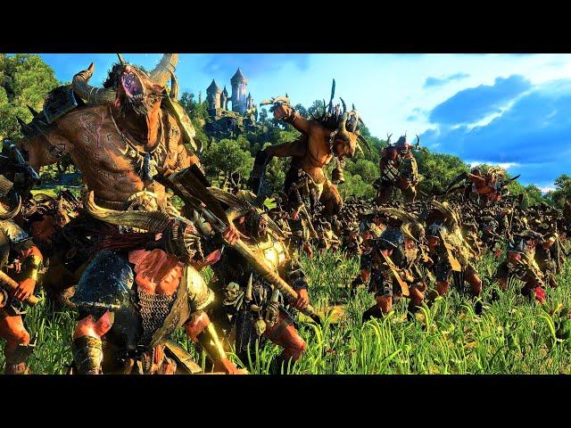 Beastmen Vs Bretonnia | Total War Warhammer 3 Cinematic Battle