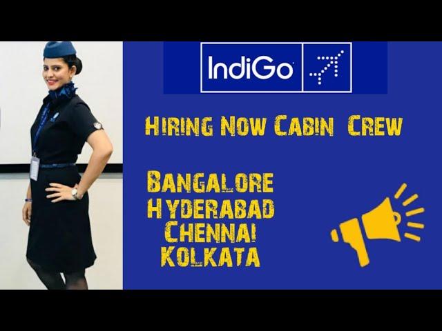 Indigo hiring cabin crew 2021