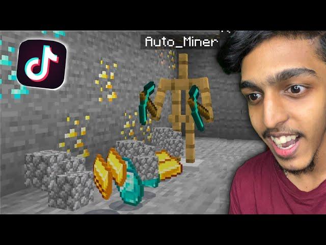 VIRAL MINECRAFT TIKTOK HACKS !! GAME THERAPIST