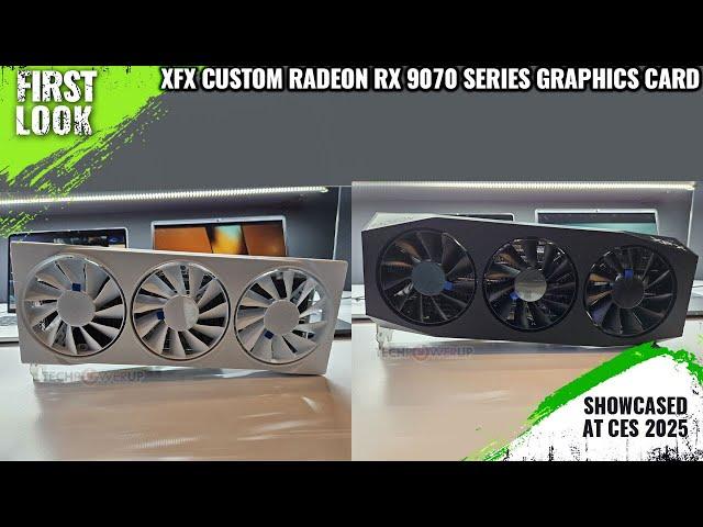 XFX Custom Radeon RX 9070 Series Graphics Card Showcased At 2025 International CES