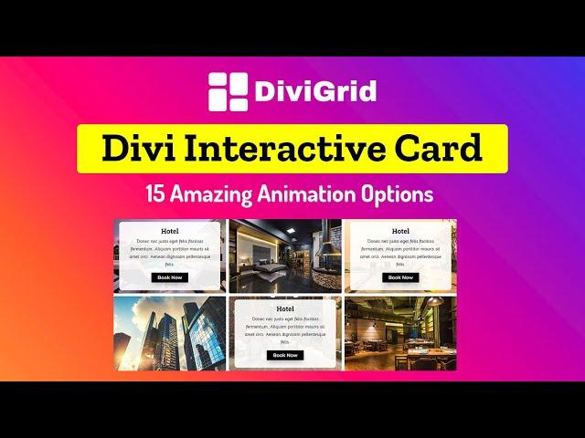 Divi Interactive Card