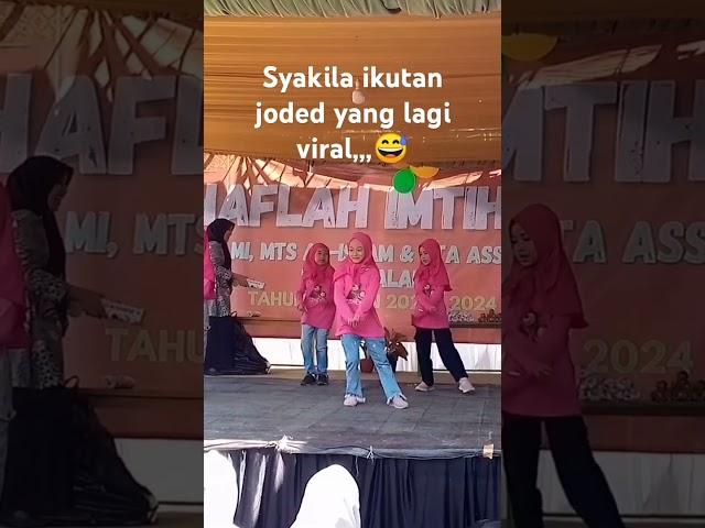 syakila ikutan joged yang lagi viral #marsha #cute #lucu #funny #viral #fyp