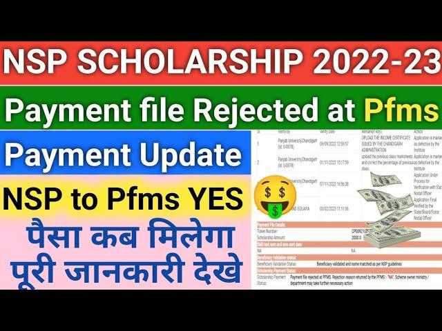 Nsp Scholarship Payment Updates | CPE0064 Dbt Scheme activity code not mapped in component master