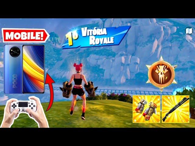 NEW UPDATE 30.10 FORTNITE MOBILE 60 FPS - GAMEPLAY POCO X3 PRO 8/256.