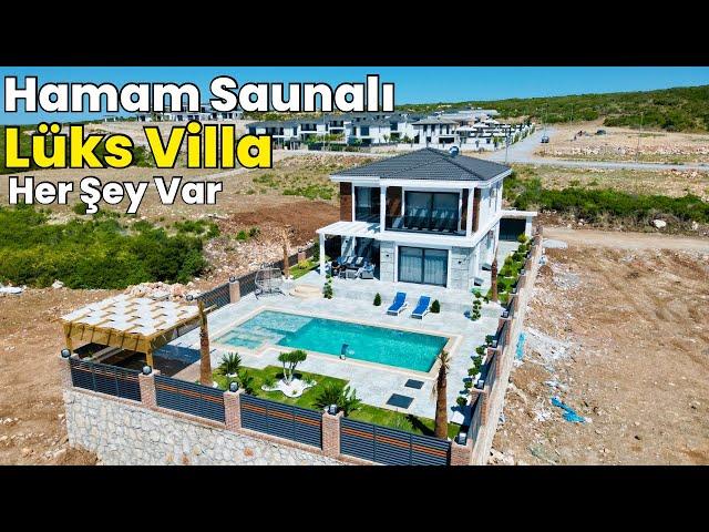 Bu Villada Her Şey Var Hamam Saunalı Lüks Villa Turu Didim E-666