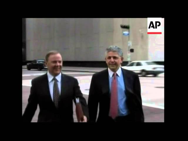 Former CEO of Enron Jeffrey Skilling arrives to testify