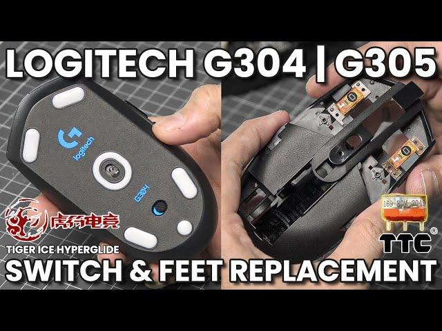 Cara Ganti Switch Logitech G304 Double Click + Tiger Arc Ice Glide Feet