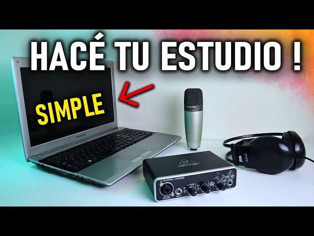  How to Make a RECORDING STUDIO at HOME - Economical Minimalist Home Studio