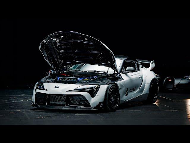 2jz 1000hp New Supra WIDEBODY | Doze White Can car project