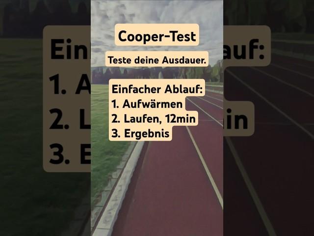 Teste deine Ausdauer. #coopertest #Laufen #12min #Ausdauer #running