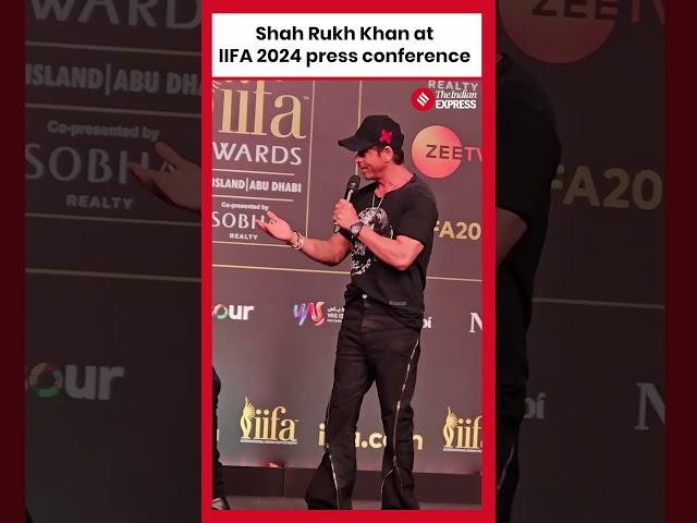 Shah Rukh Khan at IIFA 2024 press conference