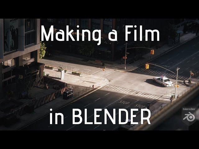 How I made a Car Short Film in Blender - BTS