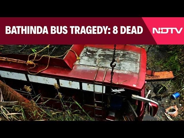 Bathinda Accident | 8 Dead After Bus Falls Off Bridge Amid Heavy Rain In Punjab's Bathinda