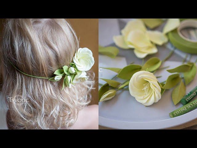 EVA Foam Flowers / Hair Jewelry / DIY Tsvoric