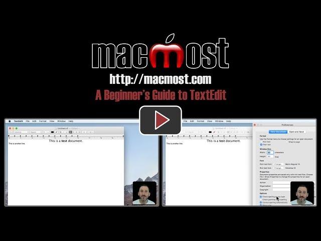 A Beginner's Guide to TextEdit (#1508)