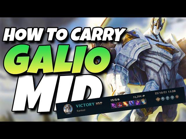 ONE SHOT GALIO BUILD - High Elo Galio Mid Guide [Educational Commentary] | Wild Rift Ranked