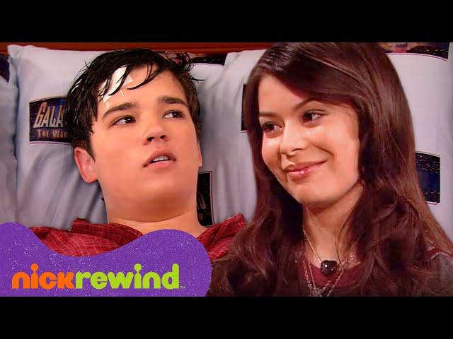 Carly & Freddie's First Time Dating  | iCarly's "iSaved Your Life" in 10 Minutes | NickRewind