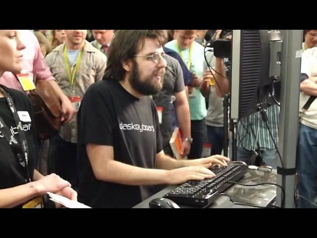 SXSW: This Guy Can Type 163 Words Per Minute