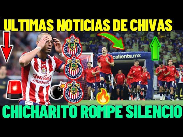 JAVIER CHICHARITO HERNANDEZ RESPONDE A LAS CRITICAS, ULTIMAS NOTICIAS DE CHIVAS