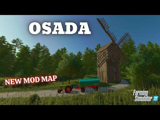 "OSADA" FS22 Map Tour/Review | New Mod Map | Farming Simulator 22 | PS5