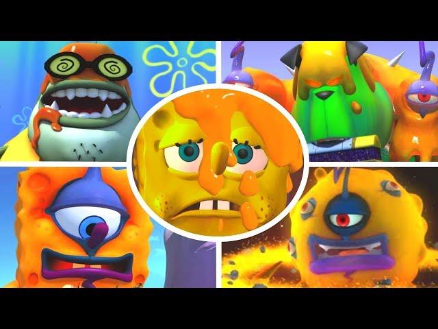 SpongeBob & Nicktoons Globs of Doom - All Bosses (No Damage)