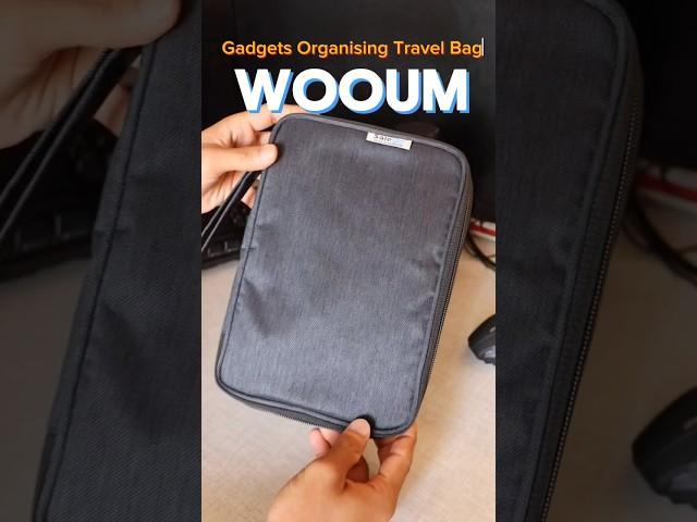 WOOUM Gadgets Bag Unboxing #shortvideos #bag #techbag #unboxingshorts