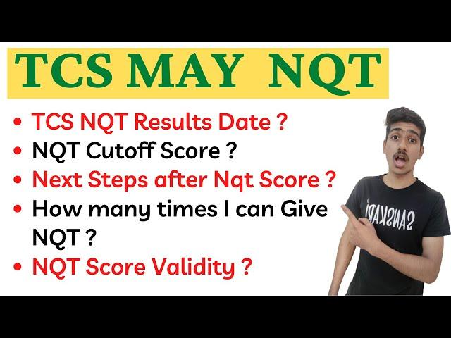 TCS MAY NQT Result Date| TCS NQT Cutoff Score| TCS nqt may doubts |How many times i can give tcs nqt