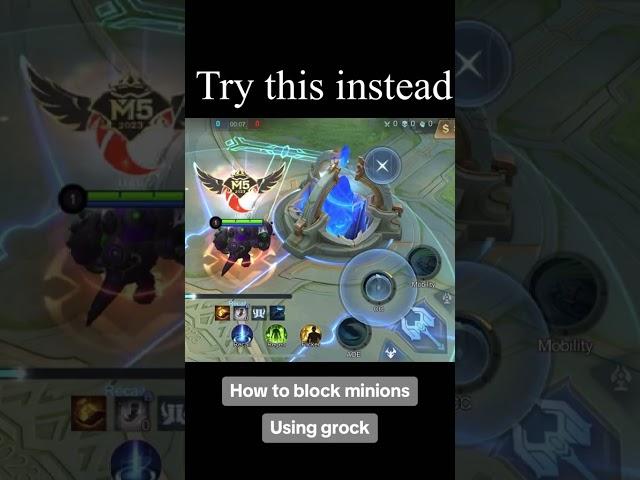 Grock tutorial #mobilelegends #iboyzgaming #mlbb #tiktok #shorts