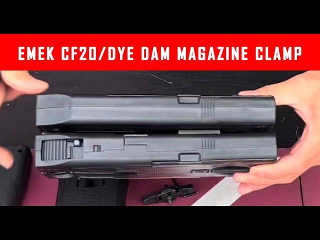 EMEK CF20 Magazine And Dye DAM Magazine For EMF100 MG100 Double Magazine Coupler #MCS