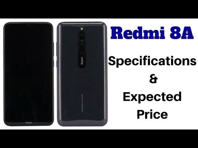 Redmi 8A India Launch Set for 25 September | Expected Specifications and Price