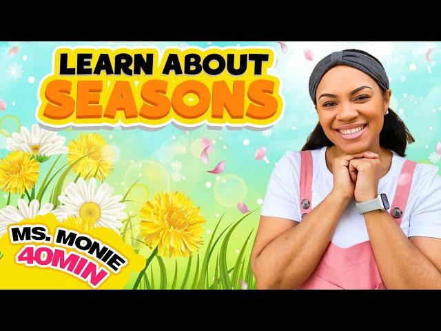 Ms Monie | Seasons, Weather, and Holidays | Kids Songs and Videos | Preschool and Toddler Learning |