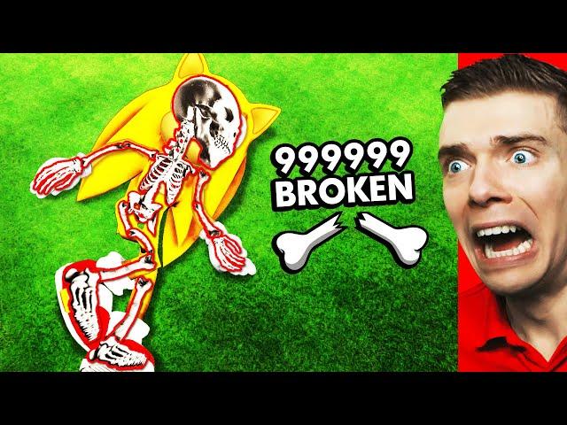 Breaking EVERY BONE As SUPER SONIC (GTA 5)