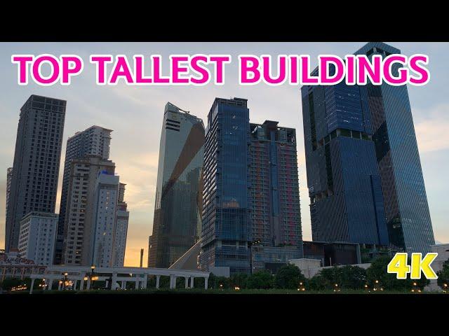 4K Koh Pich City Peak Building Beautiful Buildings 2023 Cambodia || Visiting Cambodia City