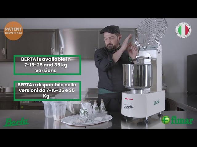 BERTA by FIMAR S.p.A. - Innovative kneading machine