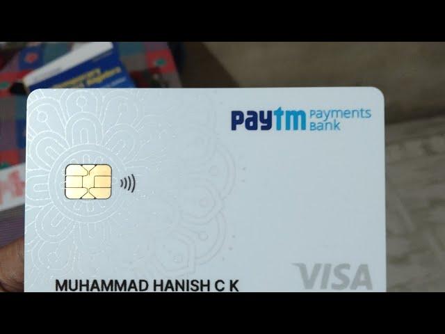 Paytm Payments Bank Debit card unboxing Malayalam