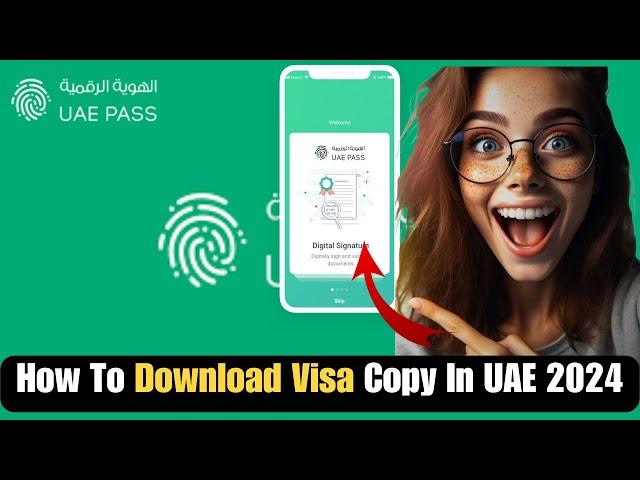 How to download visa copy from uae pass app | how to get visa copy from uae pass app