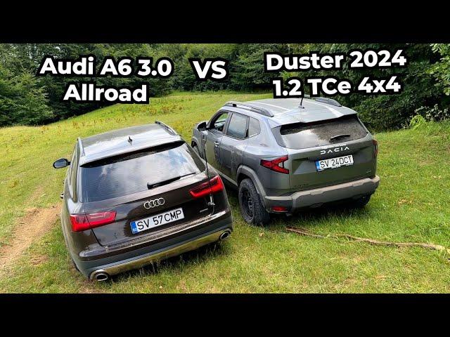 Dacia Duster 1.2 TCe 4x4 vs Audi A6 Allroad 3.0 Offroad